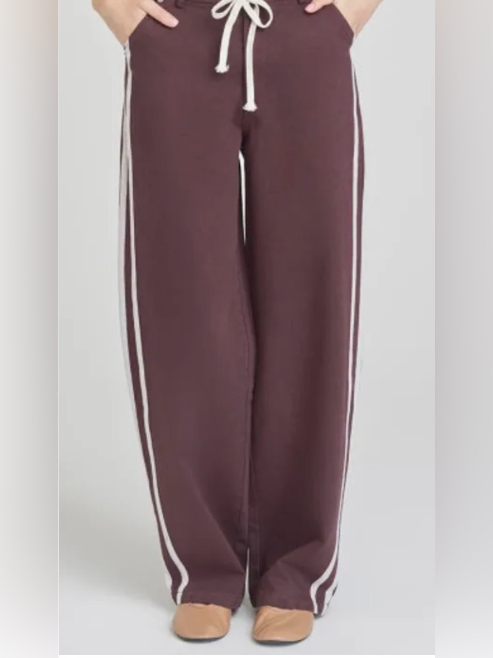 NWT WAYF Mercer Denim Track Pants sz S